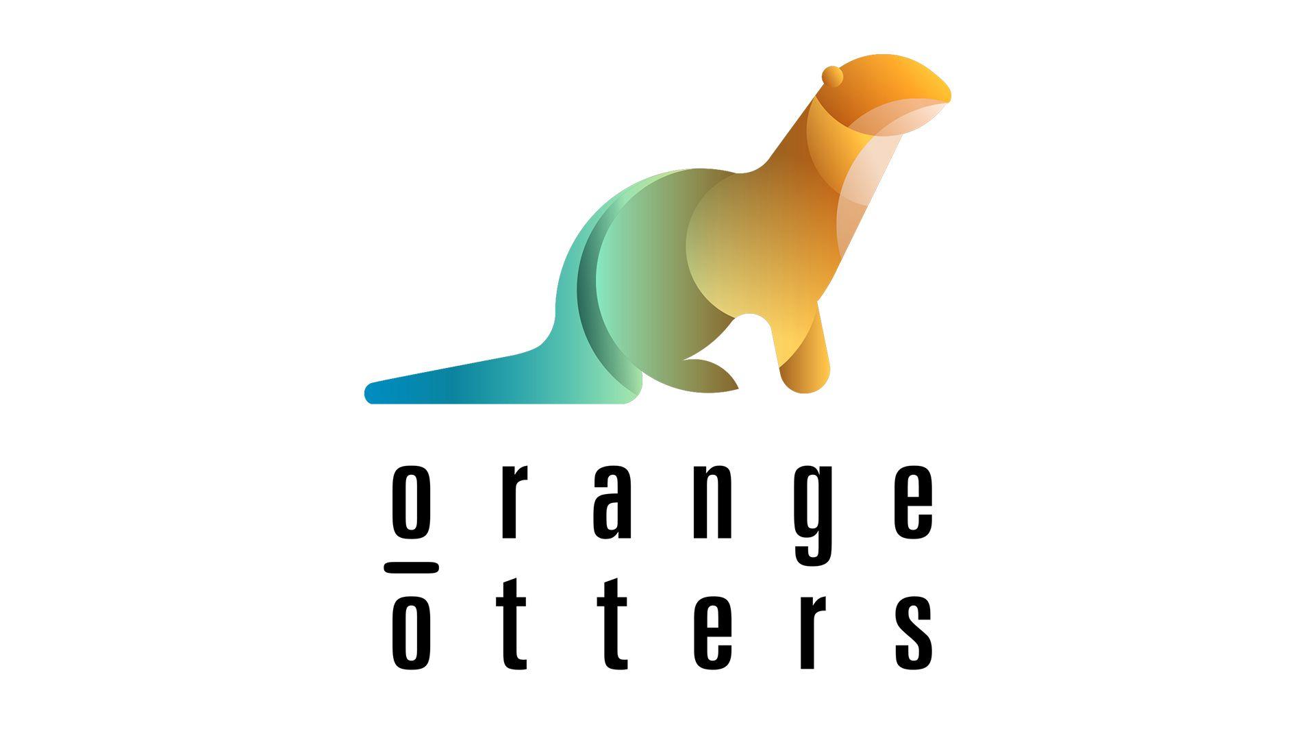 Otter Logo - ➔ SOOPKNIFE/orange otters