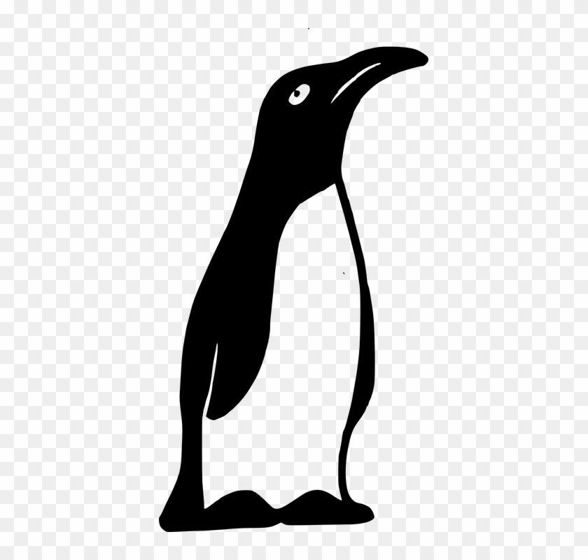 Black and White Penguins Logo - King Emperor Penguins Svg Clipart Black And White