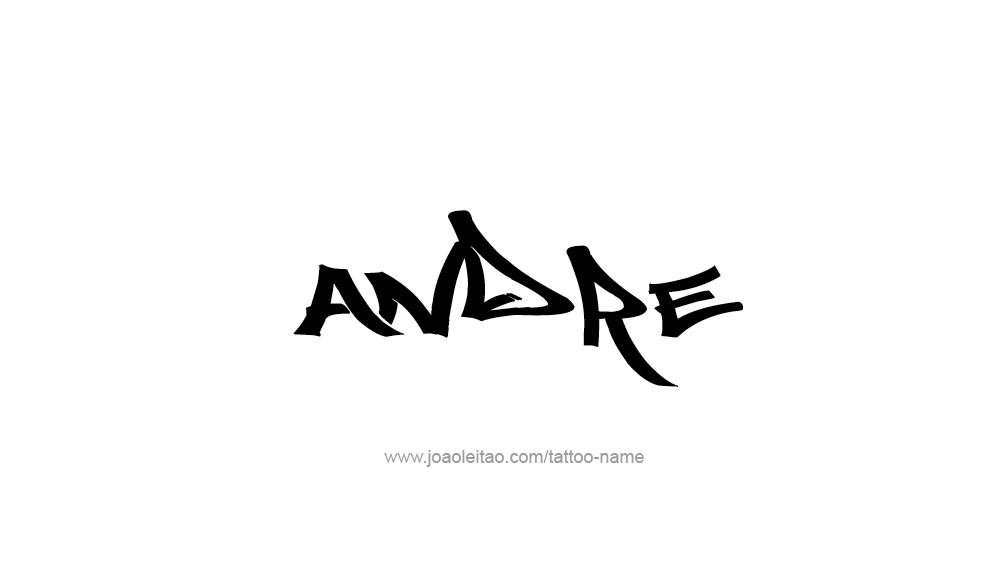 Andre Name Logo - Andre Name Tattoo Designs