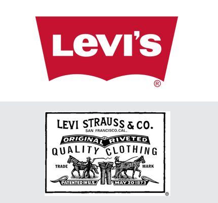 Red Clothing Company Logo - Levi's Logo and History of Levi's Logo