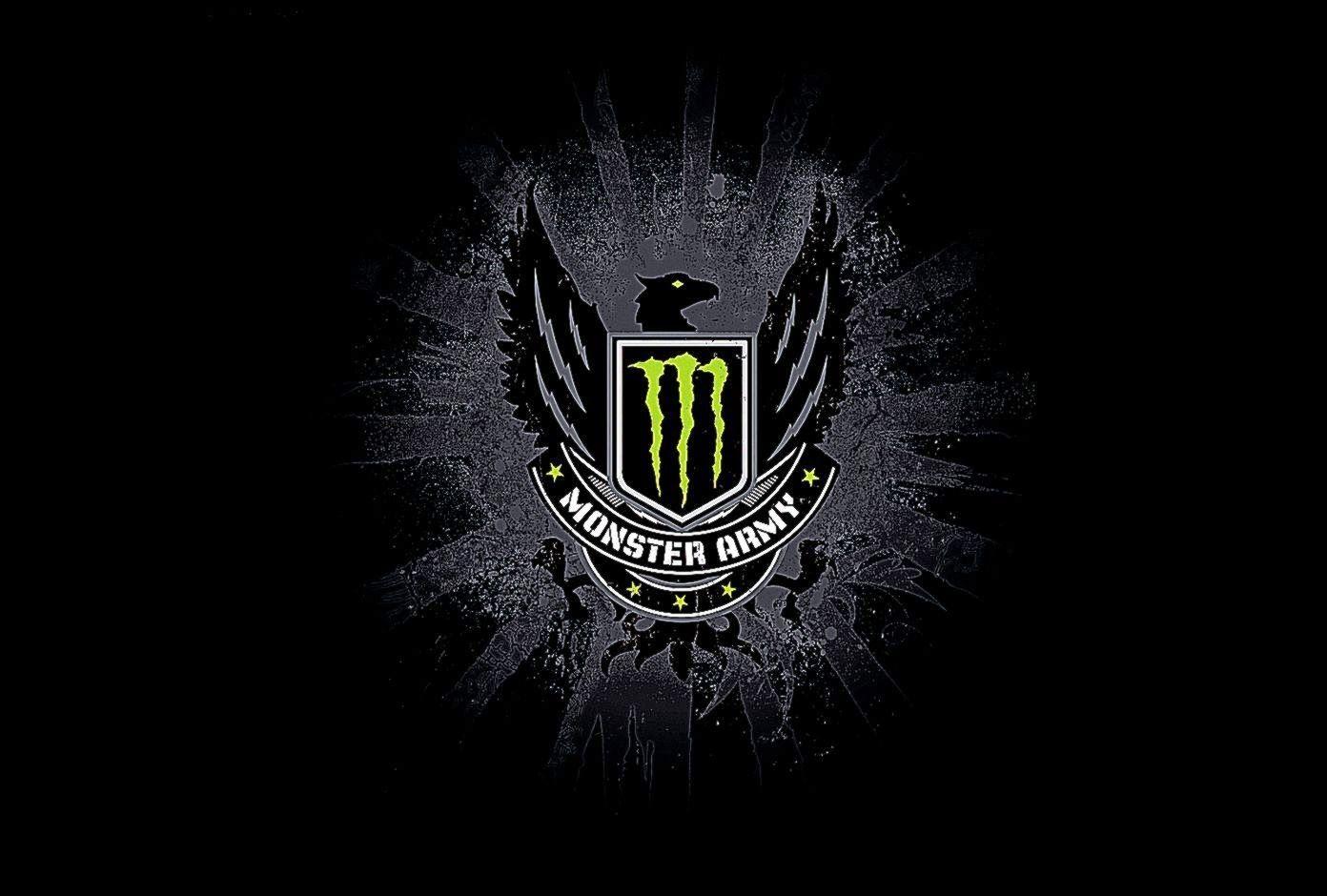 Monster Army Logo - 67 Best Free Monster Energy iPhone Wallpapers - WallpaperAccess