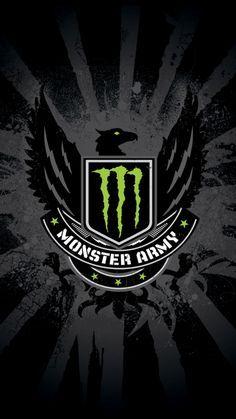 Monster Army Logo - monster energy logo | Monster Energy Logo Wallpaper by ~drouell on ...