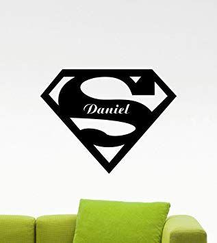 Andre Name Logo - Andre Shop Custom Name Superman Logo Wall Decal Comics