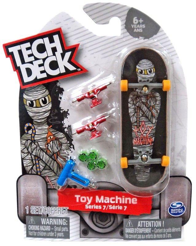 Small Toy Machine Logo - Tech Deck Series 7 Toy Machine 96mm Mini Skateboard Spin Master - ToyWiz