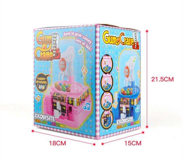 Small Toy Machine Logo - Online Shop Best Mini Electronic Claw Game toy grab win candy gum ...