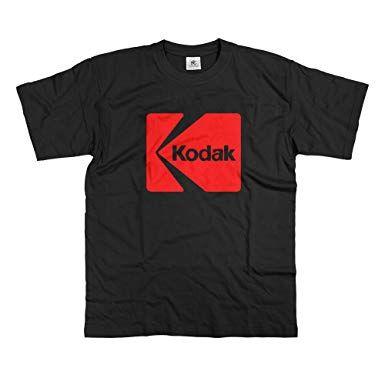 Red Clothing Company Logo - Kodak Logo T Shirt: Amazon.co.uk: Clothing