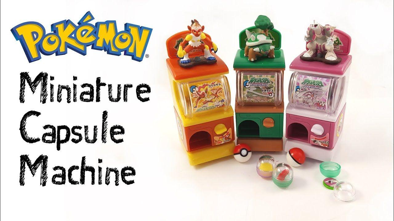 Small Toy Machine Logo - Miniature Toy Collection Pokemon Gen 4 Capsule Machines 2006