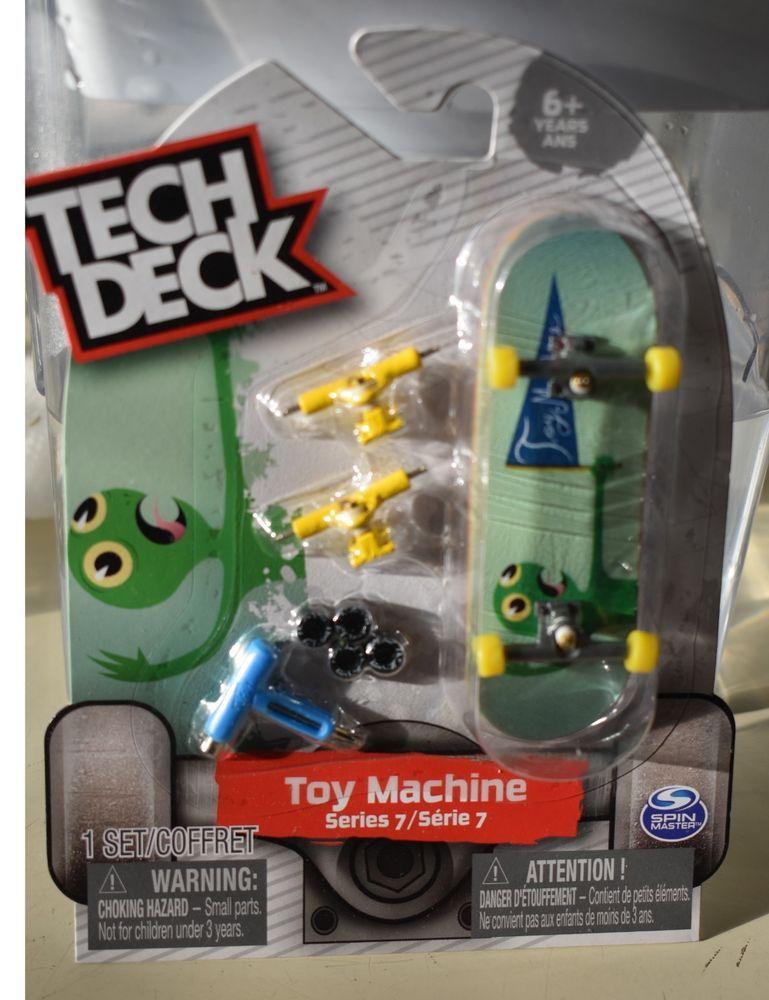 Small Toy Machine Logo - Tech Deck TOY MACHINE Series 7 ULTRA RARE Finger Skateboard NEW