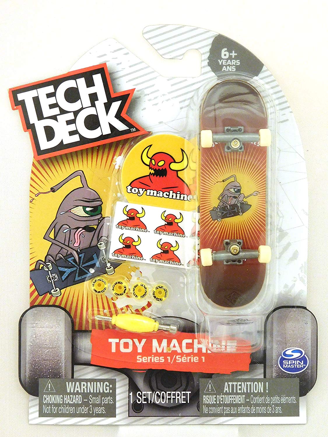Small Toy Machine Logo - Amazon.com: Tech Deck TOY MACHINE Series 1 (Ultra Rare) Jeremy ...