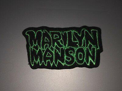 Marilyn Manson Original Logo - VINTAGE MARILYN MANSON Original Logo Patch 1994 Portrait Of An