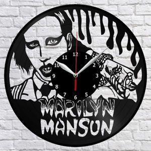 Marilyn Manson Original Logo - Marilyn Manson Vinyl Record Wall Clock Home Decor Fan Art Original ...