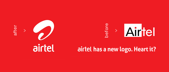 Heart Brand Logo - Airtel has a new Logo. Heart it? -