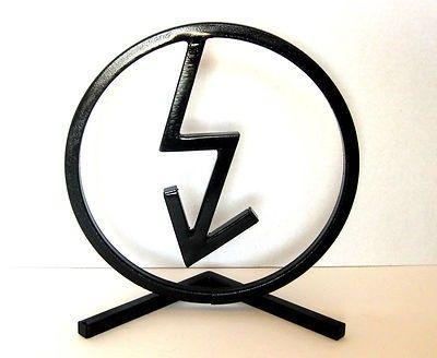 Marilyn Manson Original Logo - Marilyn Manson RARE Shock Logo Metal Sculpture Original Antichrist