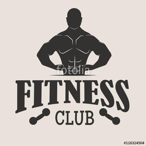 Strong Body Logo - Gym fitness emblem, labels, badges, logo and designed element. Gym ...