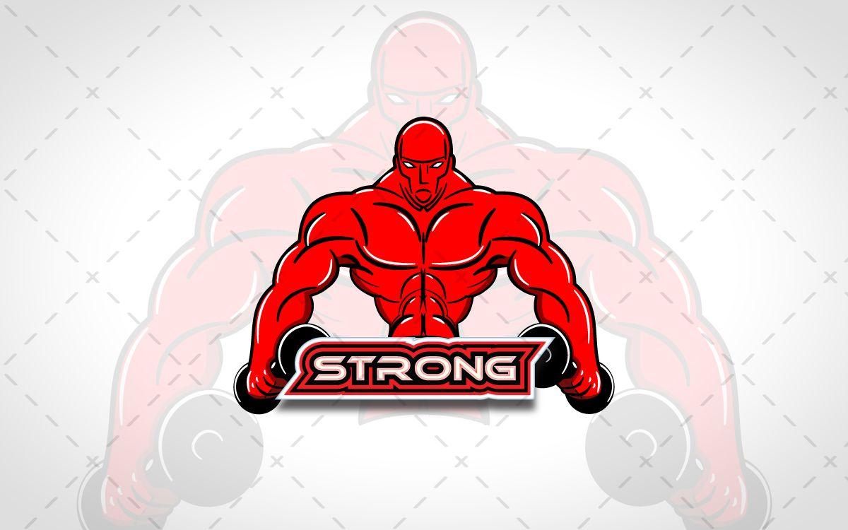 Strong Body Logo - 10 Strong Logos to Buy Online - Lobotz