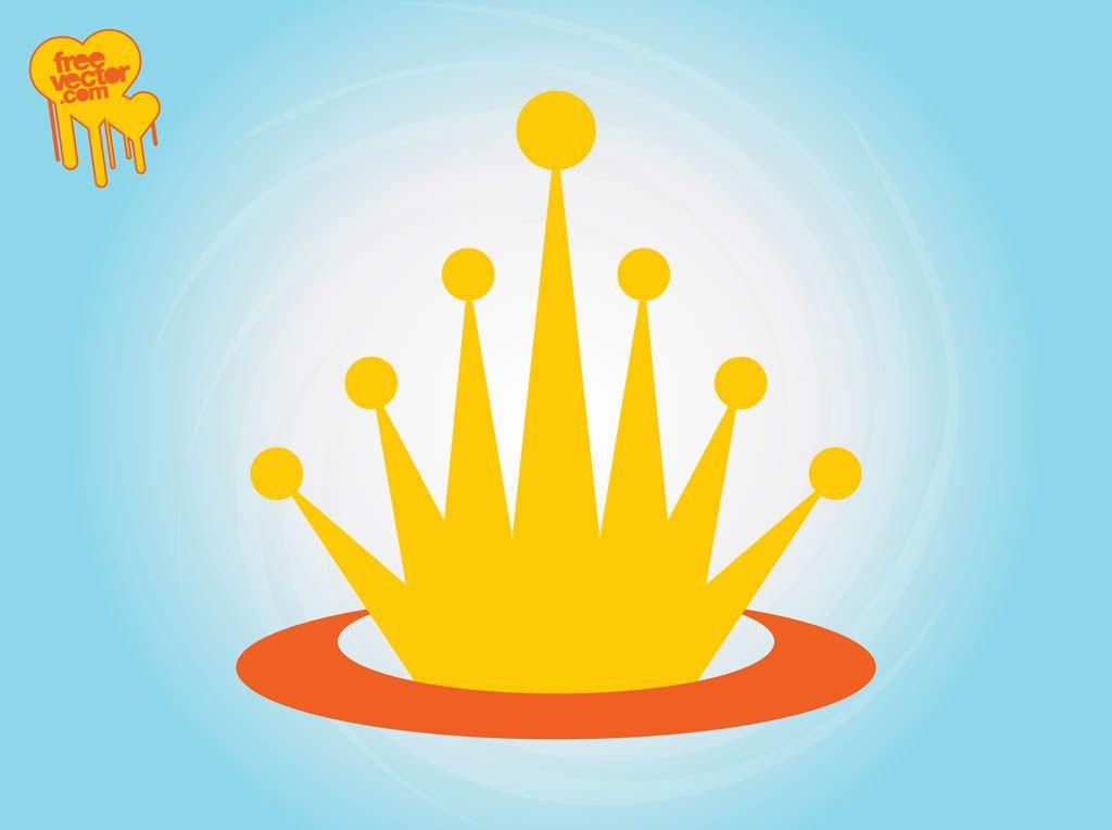 Yellow Crown Logo - Crown Logo Template Vector Art & Graphics | freevector.com