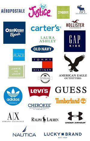 Name Brand Clothing Logo - childrens name brand clothing labels Image Search Results