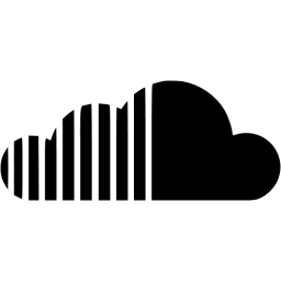 Black SoundCloud Logo - Black soundcloud icon - Free black site logo icons