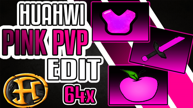 Huahwi Logo - Huahwi Pink PvP Resource Pack for Minecraft 1.8.9 | MinecraftSix