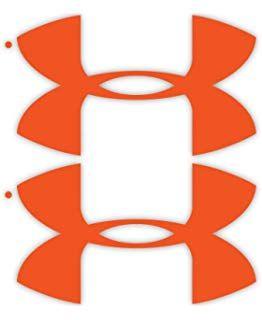 Red Under Armour Logo - Under Armour 6 UA Logo US Flag Decal: Automotive