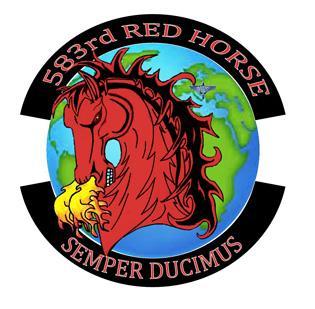 USAF Red Horse Squadron Logo - Air Force activating Red Horse Squadron at Beale Air Force Base as