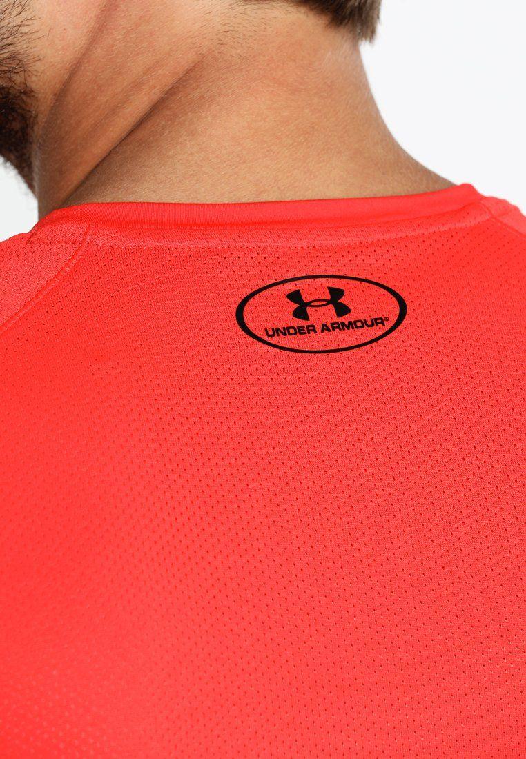 Red Under Armour Logo - Under Armour LOGO GRAPHIC - Print T-shirt radio red/black