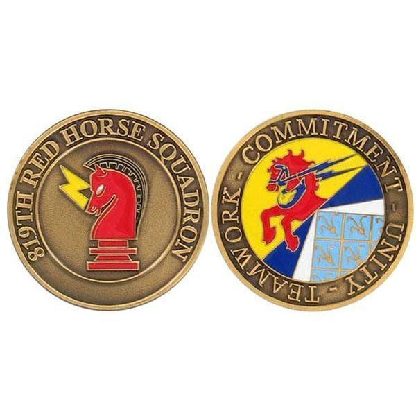 USAF Red Horse Squadron Logo - Vanguard Emblematic