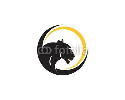 Jaguar Head Logo - Puma head logo vector template. Buy Photo