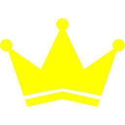 Yellow Crown Logo - Yellow crown 3 icon yellow crown icons