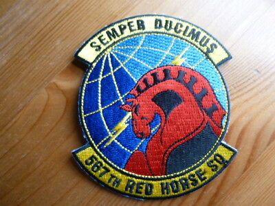 USAF Red Horse Squadron Logo - US AIR FORCE Patch Rhs (Red Horse Squadron) - $6.99