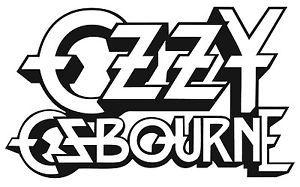 Ozzy Osbourne Band Logo - Band Logos # 11 - 8 x 10 Tee Shirt Iron On Transfer Ozzy Osbourne ...