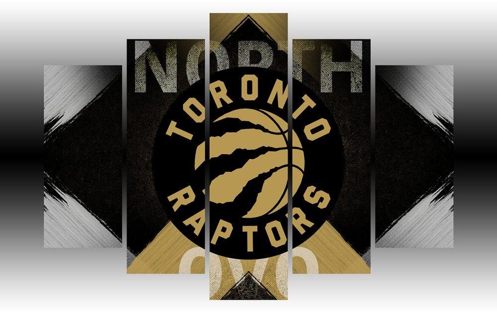 Ovo Raptors Logo - Toronto Raptors OVO Edition NBA Basketball Team Wall Art Canvas ...