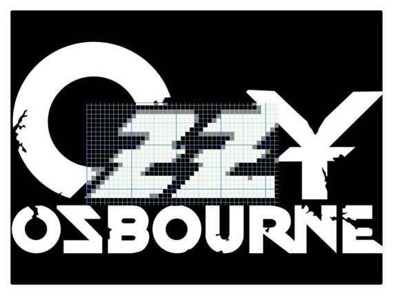 Ozzy Osbourne Band Logo - Ozzy Osbourne PDF pattern LVL 2. Tutorials and patterns