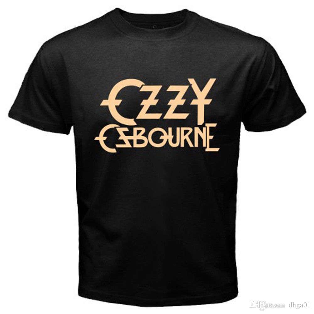 Ozzy Osbourne Band Logo - New OZZY OSBOURNE Rock Band Logo Men'S Black T Shirt Size S To 3XL
