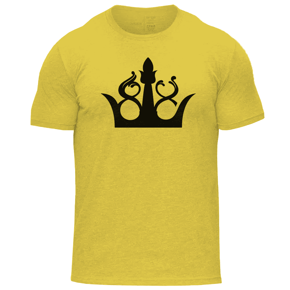 Yellow Crown Logo - Ronnie Coleman Icon Collection Crown Logo's T Shirt