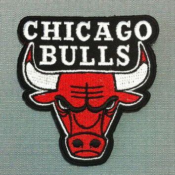 Jordan Chicago Bulls Cool Logo - Patch Chicago Bulls Logo NBA Jordan from alittlemercerie.com