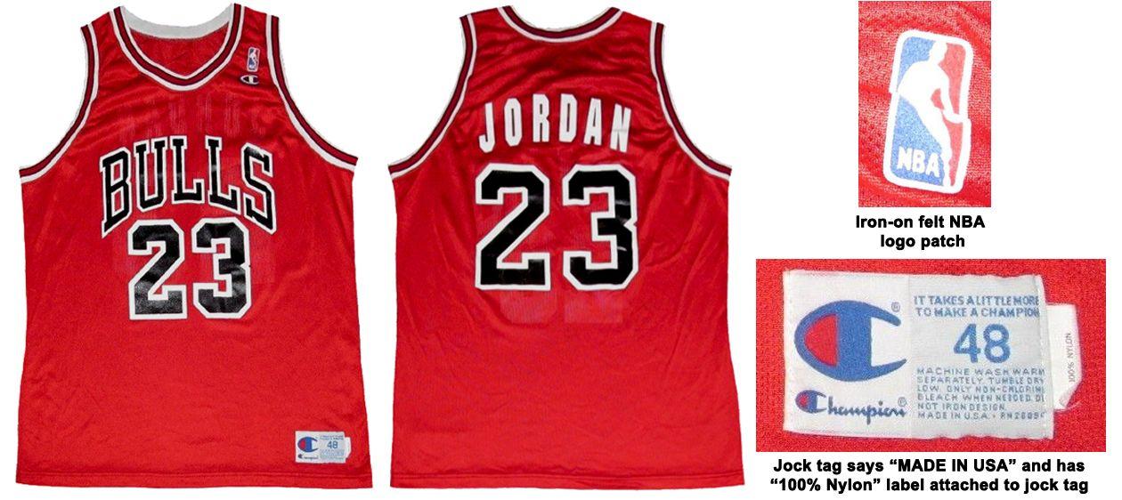 Bull Jordan 23 Logo - Champion Replica Jerseys - Michael Jordan Chicago Bulls - Champion ...