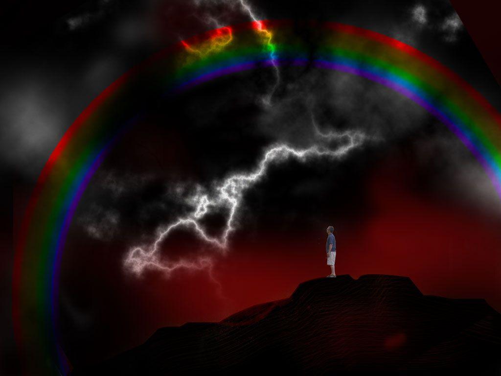 Rainbow in the Dark Logo - Rainbow in the Dark Deconstructed | Cave of Fame