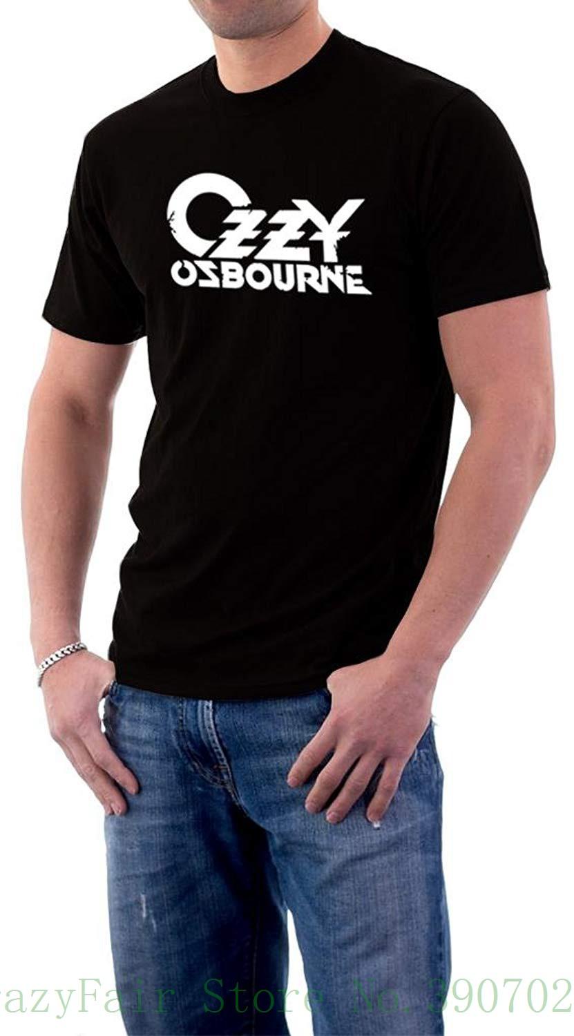 Ozzy Osbourne Band Logo - Ozzy Osbourne Black Sabbath Band Logo Men'S T Shirt For Man Hipster ...