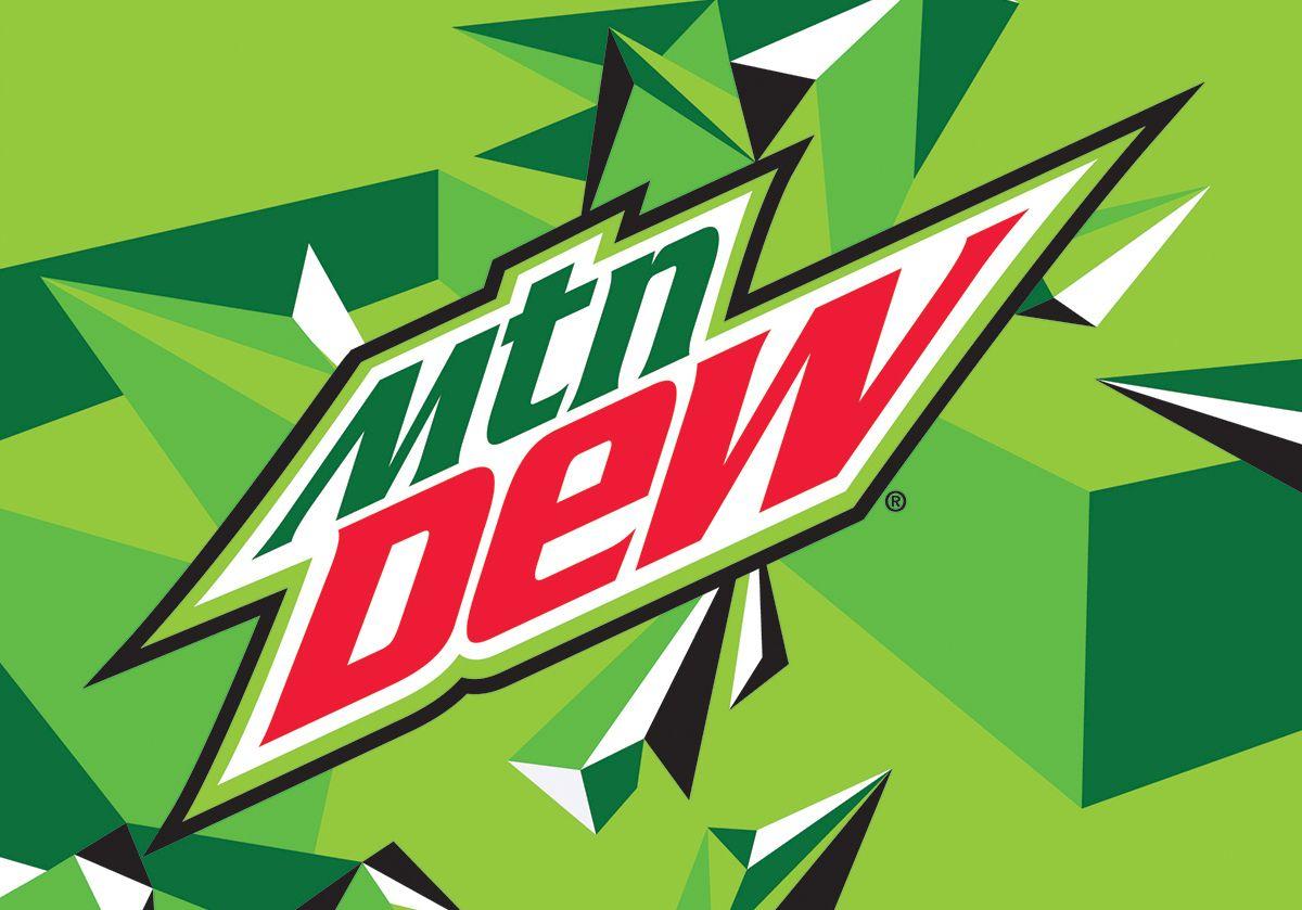 Mtn Dew Logo - 4x2.797 Mtn Dew