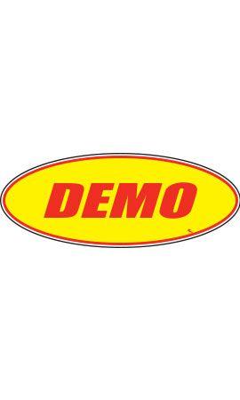 Red Yellow Oval Logo - Oval Sticker
