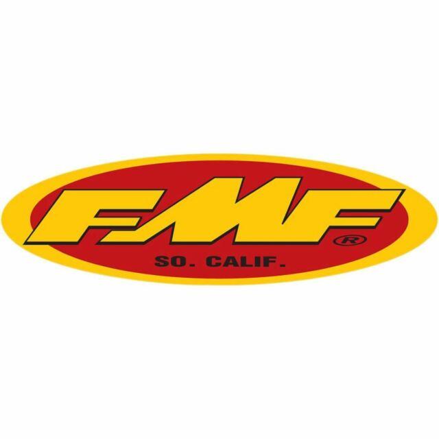 Red Yellow Oval Logo - FMF 5 Oval Sticker Red Yellow