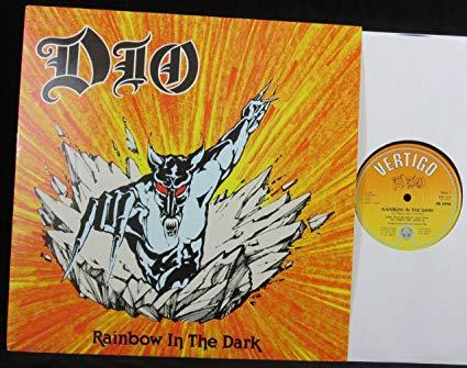 Rainbow in the Dark Logo - Rainbow in the Dark (UK 1st pressing 12 inch single) - Amazon.com Music