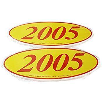 Red Yellow Oval Logo - Great Link Oval Model Year Windshield Dealer 2 Dozen
