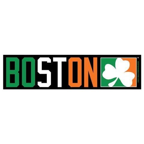 Boston Shamrock Logo - Boston Shamrock Sticker – Sully's Brand