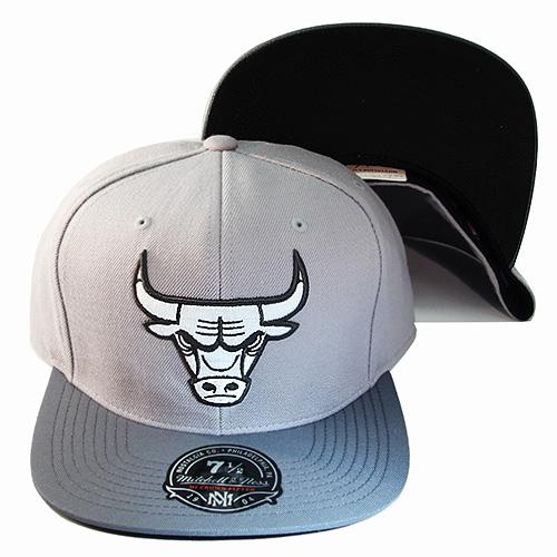 Jordan Chicago Bulls Cool Logo - Mitchell & Ness NBA Chicago Bulls Fitted Hat Air Jordan 11 Retro