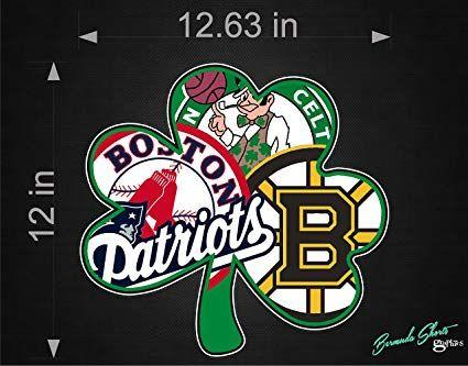 Boston Sports Logo - Amazon.com: Bermuda Shorts Graphics Boston Sports Fan New Shamrock ...