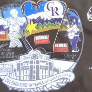 King Soopers Logo - 2004 Colorado Rockies puzzle pin #2, CR logo (center) King Soopers ...