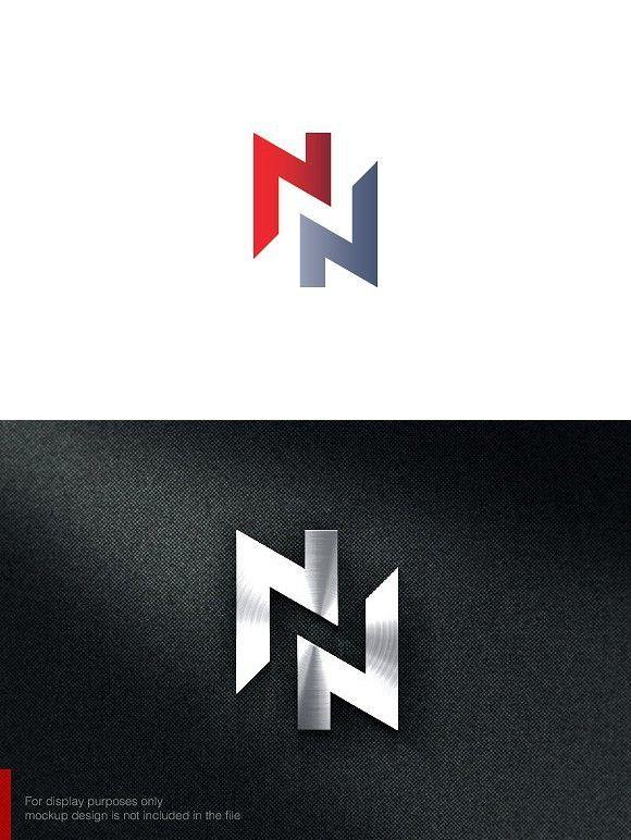 Grey Cool Logo - Letter N Logo | LOGO | Pinterest | Logos, Logo design and Lettering