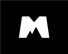 White and Black M Mountain Logo - Best Mountain Logos image. Mountain logos, Corporate design